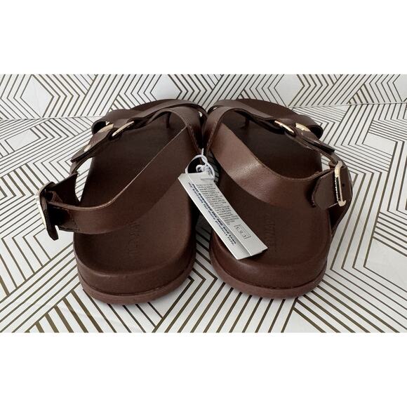 Old Navy Women’s Strappy O-Ring Sandals Brown Size 7 NWT - Picture 6 of 8
